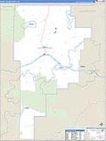 Sweet Grass, Mt Carrier Route Wall Map